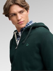 Verde oscuro - Superdry Essential Sdco Logo Zip Hoodie - Imagen 6 de 6