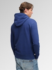 Superdry Blue 1954 Company Relaxed Hoodie - Image 3 of 5