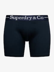 Superdry Blue SDRY & CO Boxers Triple Pack - Image 3 of 6