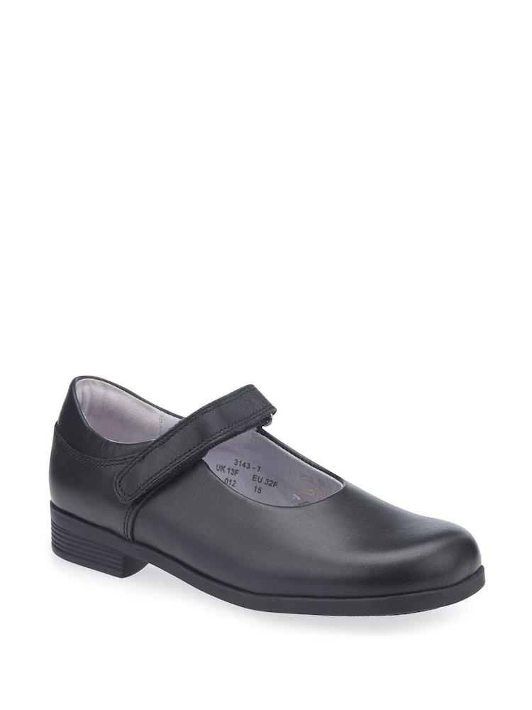 Start-Rite Samba Black Leather School Shoes Standard Fit - Image 2 of 5 Start-Rite Samba Black Leather School Shoes Standard Fit - Image 2 of 5