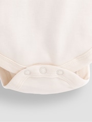JoJo Maman Bébé Ecru Plain Long Sleeve Polo Shirt Body - Image 3 of 3