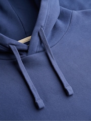 Superdry Blue Essential Logo Hoodie - Image 6 of 6