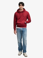 Superdry Lucid Red Essential Logo Hoodie - Image 3 of 5