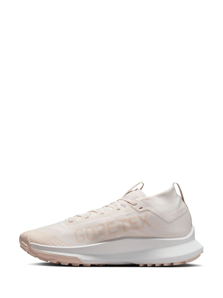 Nike White React Pegasus Trail 4 Gore-Tex Running Trainers - Image 2 of 9