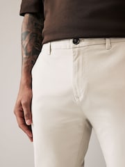 Light Stone Skinny Fit Stretch Chino Trousers - Image 5 of 9