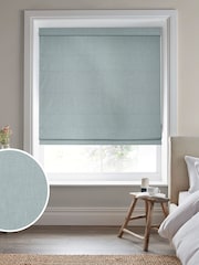 Laura Ashley Blue Easton Made to Measure Roman Blind - Image 1 of 6
