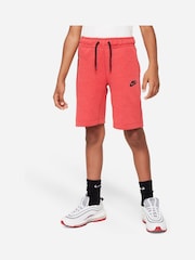 Nike Red Tech Fleece Shorts - Image 1 of 6