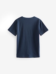 Navy Skateboard All-Over Print Short Sleeves 100% Cotton T-Shirt (3-16yrs) - Image 5 of 6