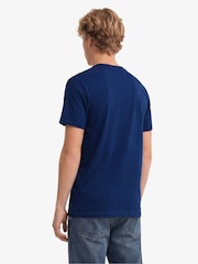 أزرق - تيشرت أساسي بشعار الشركة من Superdry - صورة 4 من 6