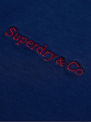 أزرق - تيشرت أساسي بشعار الشركة من Superdry - صورة 5 من 6
