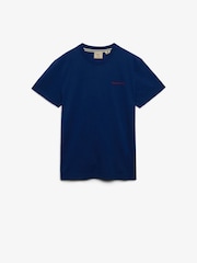 أزرق - تيشرت أساسي بشعار الشركة من Superdry - صورة 6 من 6