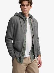 Gris - Superdry Essential Sdco Logo Zip Hoodie - Imagen 2 de 6