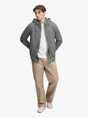 Gris - Superdry Essential Sdco Logo Zip Hoodie - Imagen 4 de 6