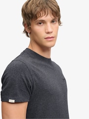 Marl Black - تيشرت أساسي بشعار الشركة من Superdry - صورة 1 من 4