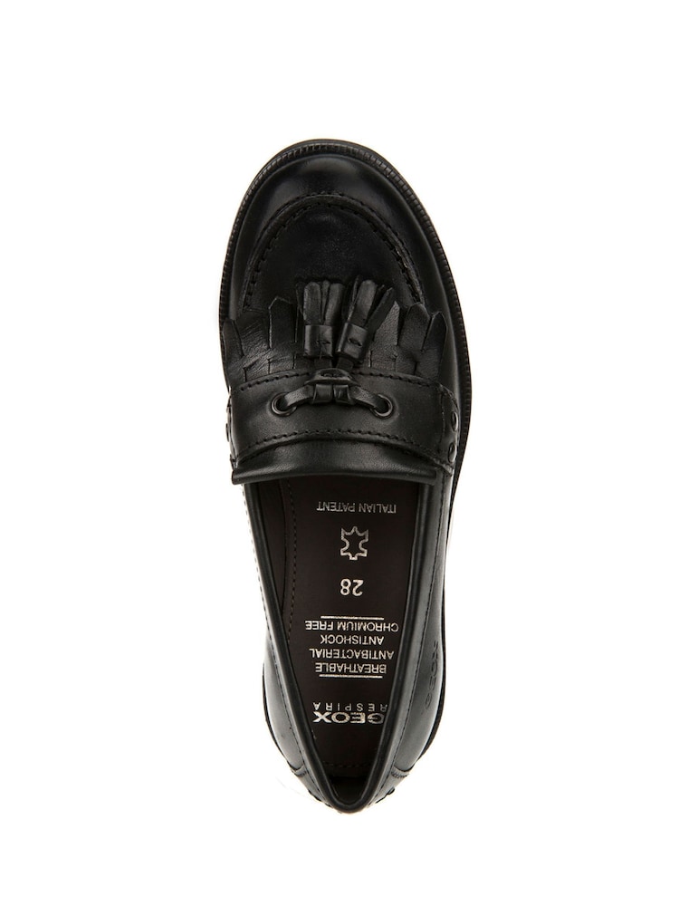Mocassins Geox Agata noirs Junior fille - Image 4 of 5