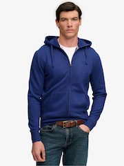Azul - Superdry Essential Sdco Logo Zip Hoodie - Imagen 2 de 6