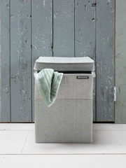 Brabantia Grey Stackable 35 Litre Laundry 100% Cotton Box - Image 1 of 5