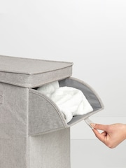 Brabantia Grey Stackable 35 Litre Laundry 100% Cotton Box - Image 3 of 5