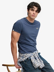 Superdry Essential Serif Logo Embroidered T-Shirt - Obraz 1 z 5