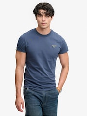 Superdry Essential Serif Logo Embroidered T-Shirt - Obraz 4 z 5