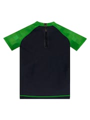 Character Black/Green Minecraft 2 Piece Top & Shorts Set - Image 3 of 9