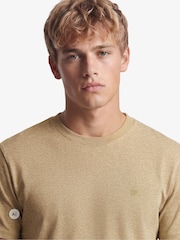 Superdry Brown Essential SDCO Logo Embroidered T-Shirt - Image 3 of 7