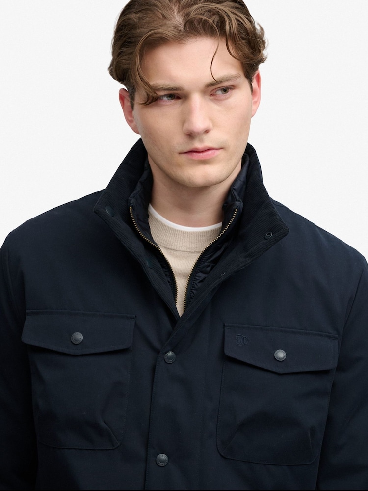 Superdry Blue 2 In 1 Burford Jacket - Image 2 of 7