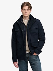 Superdry Blue 2 In 1 Burford Jacket - Image 5 of 7