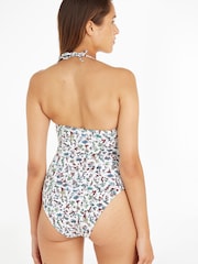 Tommy Hilfiger Bandeau One Piece White Swimsuit - Image 4 of 6
