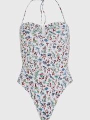 Tommy Hilfiger Bandeau One Piece White Swimsuit - Image 6 of 6