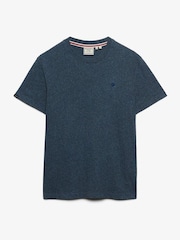 Superdry Dark Blue Essential SDCO Logo Embroidered T-Shirt - Image 1 of 1