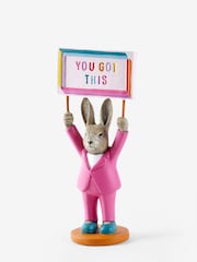 Pink You Got This Rosie Rabbit Ornament - Image 3 of 3