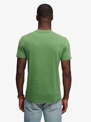 Superdry Light Green Essential Stacked Logo Embroidered T-Shirt - Image 2 of 5