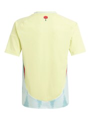 adidas Yellow adidas Spain 24 Away Jersey Kids - Image 2 of 3