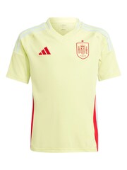 adidas Yellow adidas Spain 24 Away Jersey Kids - Image 3 of 3