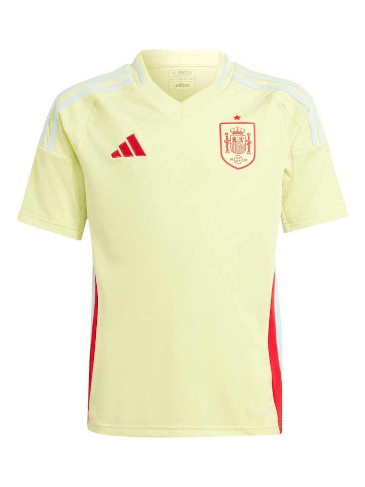 adidas Yellow adidas Spain 24 Away Jersey Kids - Image 3 of 3