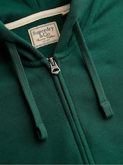 Verde - Superdry Essential Sdco Logo Zip Hoodie - Imagen 6 de 6
