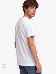 Optisch Weiß - Superdry SD&Co Logo Embroidered T-Shirt - Bild 3 von 9
