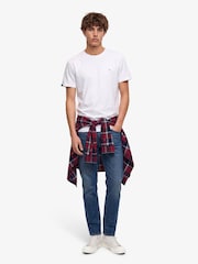 Optisch Weiß - Superdry SD&Co Logo Embroidered T-Shirt - Bild 5 von 9