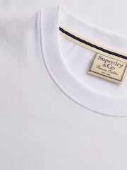 Optisch Weiß - Superdry SD&Co Logo Embroidered T-Shirt - Bild 9 von 9