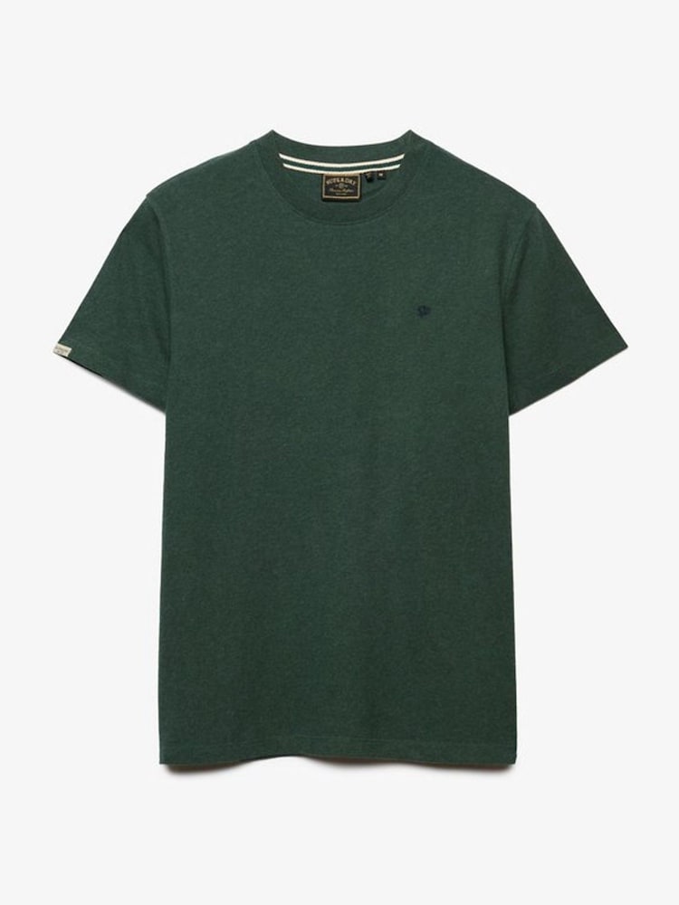 Superdry Forest Green Essential SDCO Logo Embroidered T-Shirt - Image 1 of 2