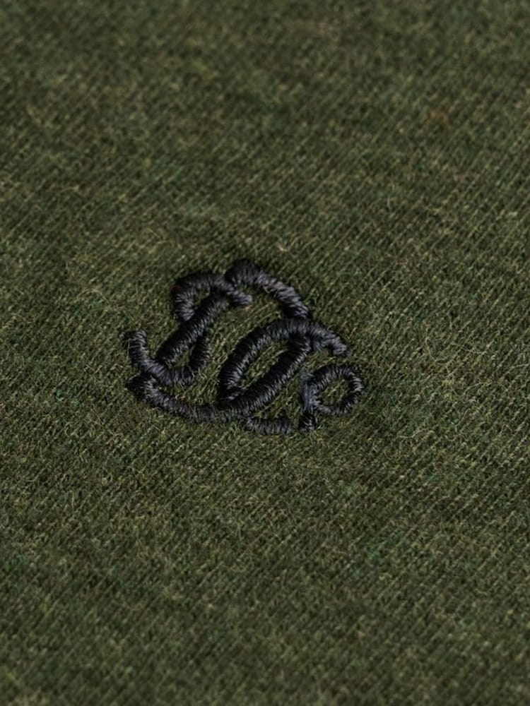 Superdry Forest Green Essential SDCO Logo Embroidered T-Shirt - Image 2 of 2
