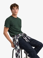 Superdry Forest Green SD&Co Logo Embroidered T-Shirt - Image 4 of 7