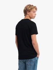 Negro - Camiseta básica con logotipo Serif bordado de Superdry - Imagen 5 de 6