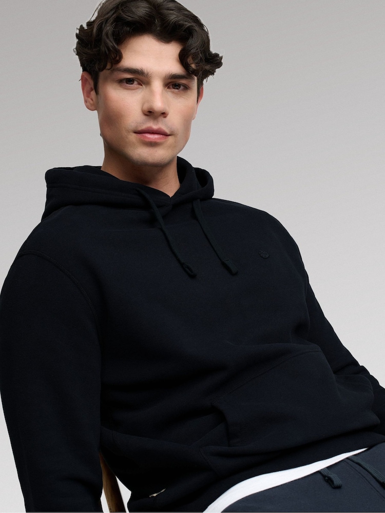 Superdry Navy Blue Essential Logo Hoodie - Image 1 of 5