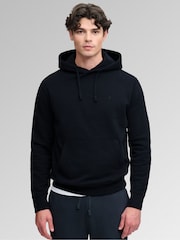 Superdry Navy Blue Essential Logo Hoodie - Image 3 of 5