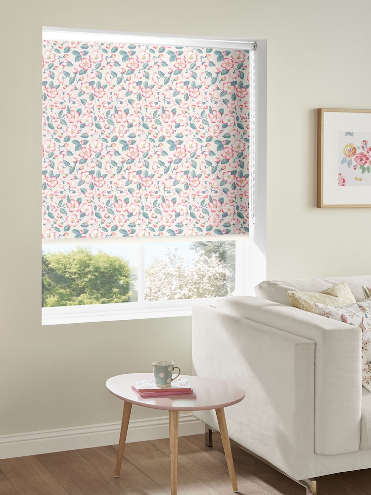 Cath Kidston Cream Climbing Blossom Blush Made to Measure Roller Blind - Image 2 of 4