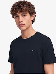 Superdry Blue Essential SDCO Logo Embroidered T-Shirt - Image 5 of 6