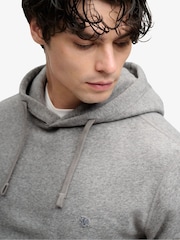 Superdry Grey Essential Logo Hoodie - Image 5 of 6
