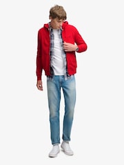 Rojo oscuro - Superdry Essential Sdco Logo Zip Hoodie - Imagen 4 de 6